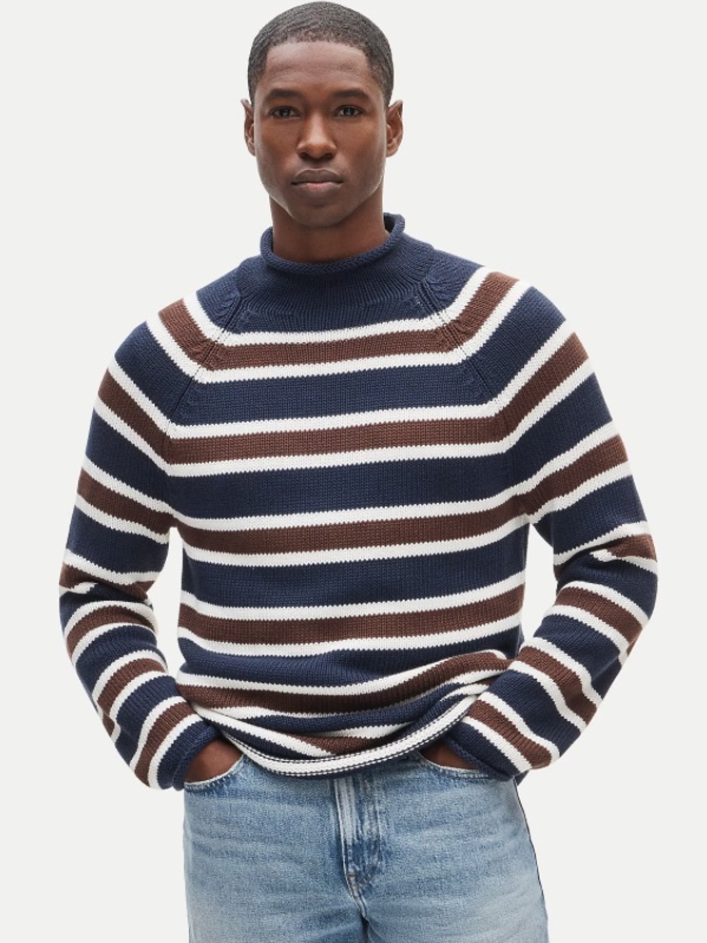 J crew 1988 Rollneck™ sweater in stripe